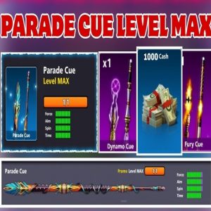 Parade Maxed Cue with 1000 Cash