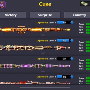 19 Legendary Cues (VIP-Diamond) Account - Image 7