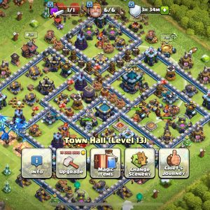 Clash of Clans Account Town Hall 13