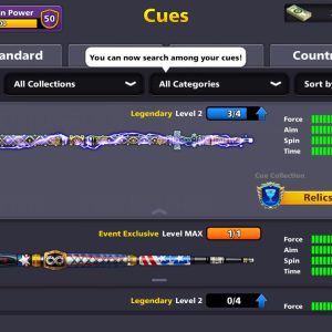 15 Legendary Cues Account